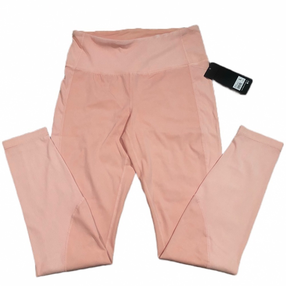 90 DEGREE BY REFLEX Stone Wash High Rise Leggings Putty Pink Wash Size Large - Picture 2 of 12